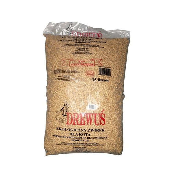 Drewuś 35L (15kg) żwir drewniany