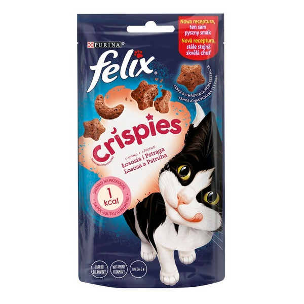 Felix Crispies Łosoś i Pstrąg 45g