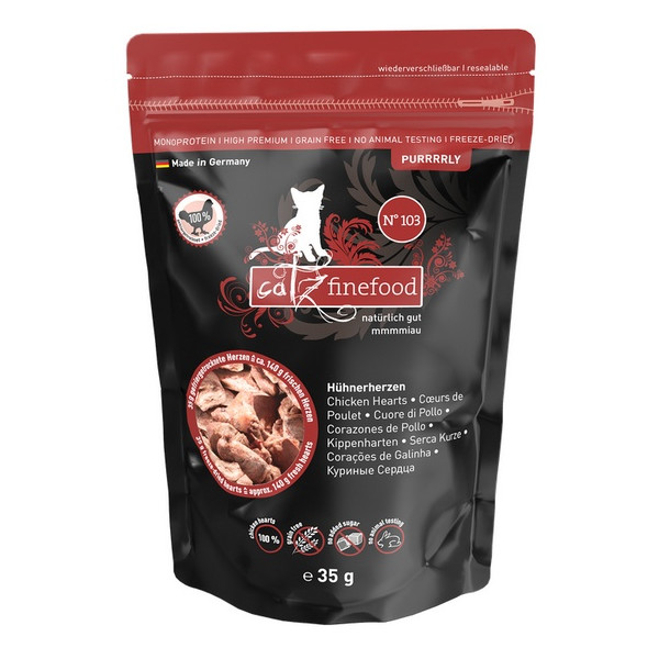 Catz Finefood Purrrrly N.103 Serca kurczaka 35g