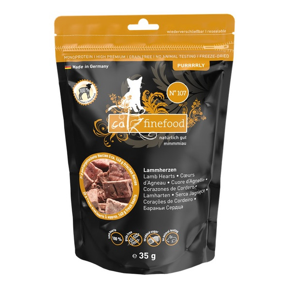 Catz Finefood Purrrrly N.107 Serca jagnięce 35g