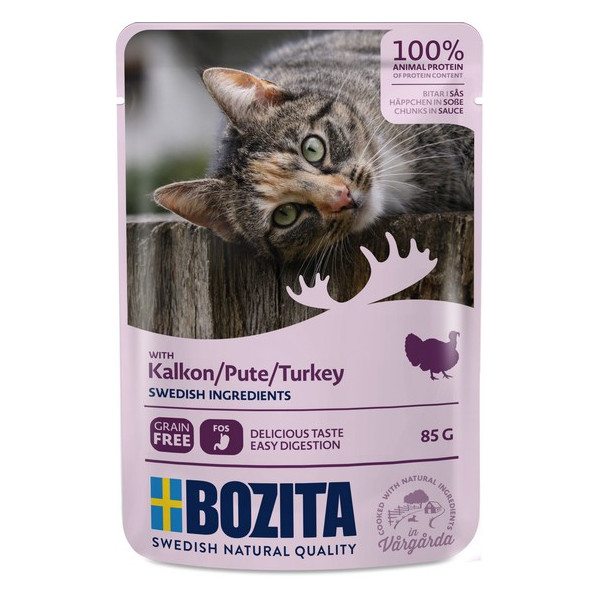 Bozita Cat Indyk w sosie saszetka 85g