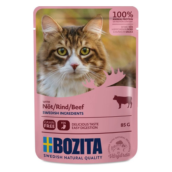 Bozita Cat Wołowina w sosie saszetka 85g