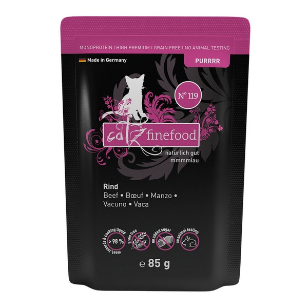 Catz Finefood Purrrr N.119 Wołowina saszetka 85g