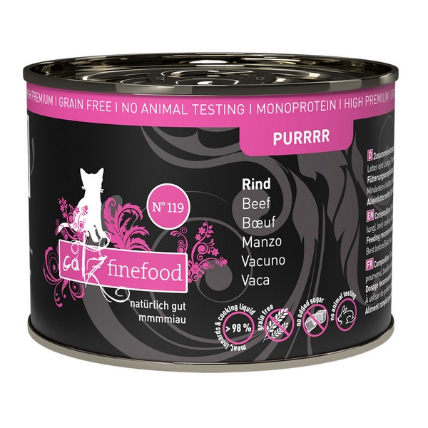 Catz Finefood Purrrr N.119 Wołowina puszka 200g