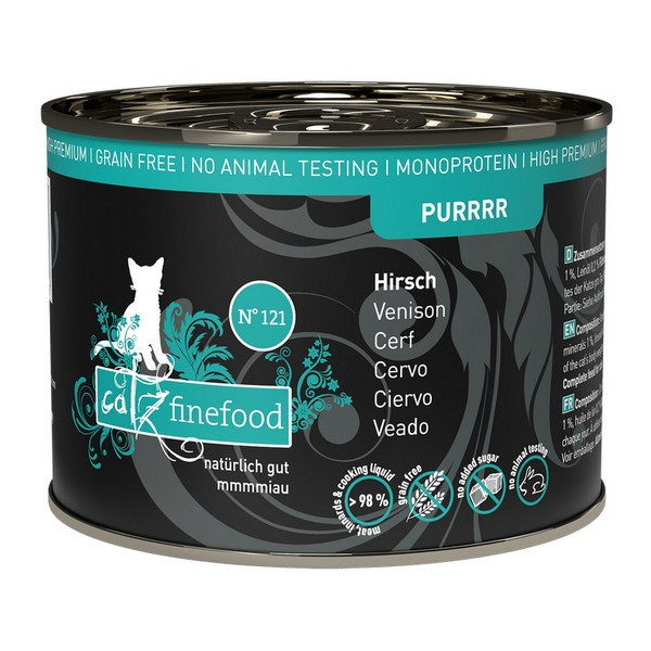 Catz Finefood Purrrr N.121 Jeleń puszka 200g