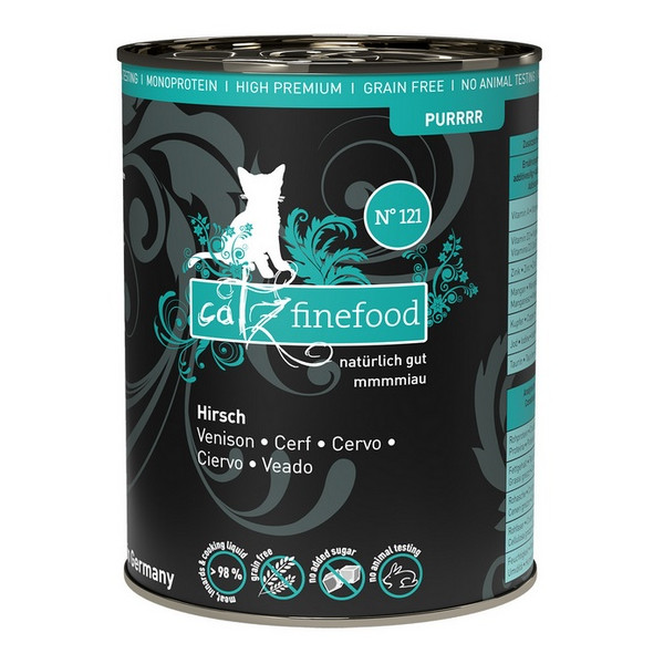 Catz Finefood Purrrr N.121 Jeleń puszka 400g