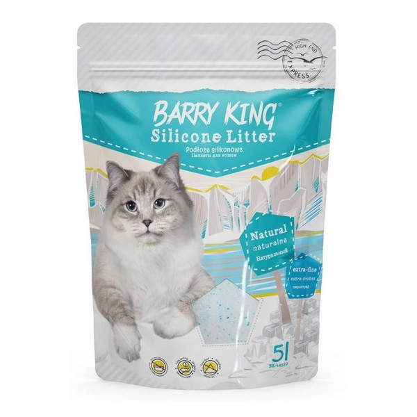 Barry King Podłoże silikonowe dla kota Extra Drobny 5L [BK-14510]