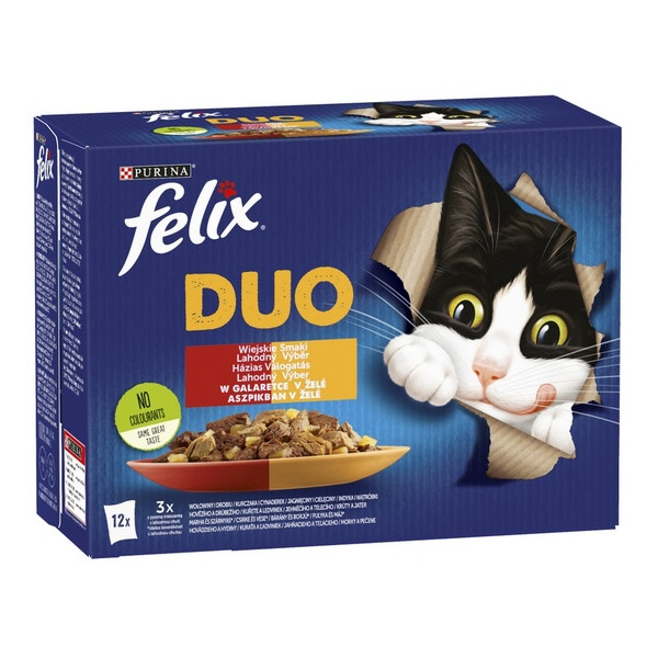 Felix Fantastic Duo Wiejskie Smaki galaretka saszetki 12x85g