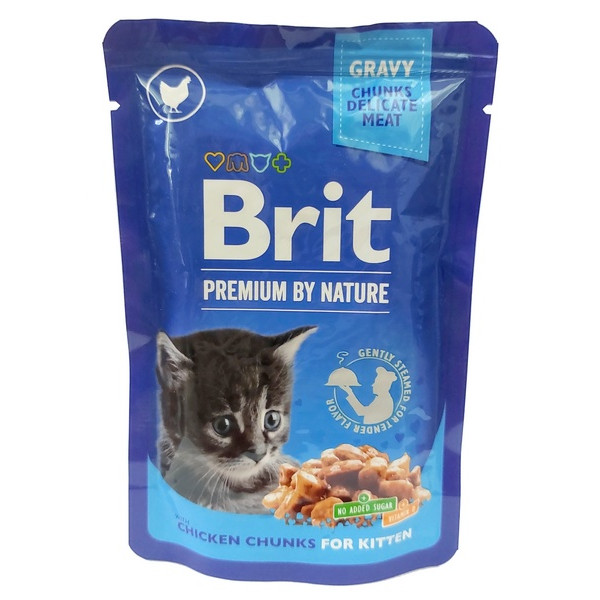 Brit Premium Cat Kitten Kurczak saszetka 100g