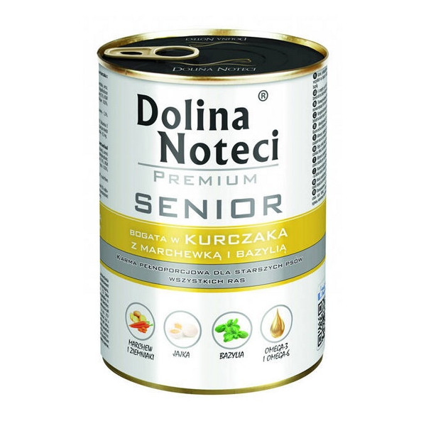 Dolina Noteci Premium Pies Senior Kurczak puszka 400g