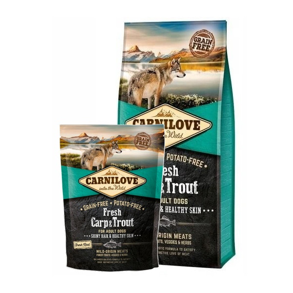 Carnilove Dog Fresh Carp & Trout Adult - karp i pstrąg 1,5kg