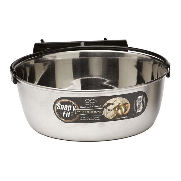 MidWest Snap'y Fit Miska stalowa do klatki 600ml [SF40-20]