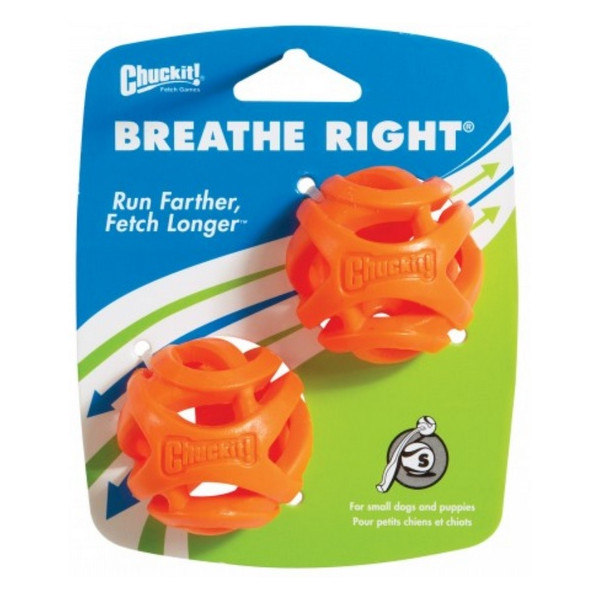 Chuckit! Breathe Right Ball Small 2pak [31931]