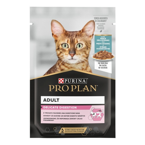 Purina Pro Plan Cat Delicate ryba oceaniczna saszetka 85g