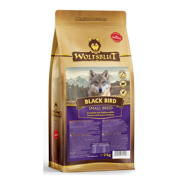 Wolfsblut Dog Black Bird Adult Small - indyk i bataty 2kg