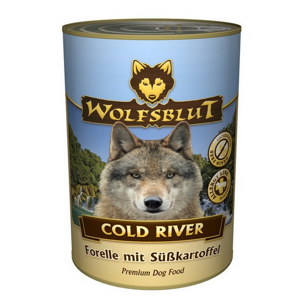 Wolfsblut Dog Cold River - pstrąg i bataty puszka 395g