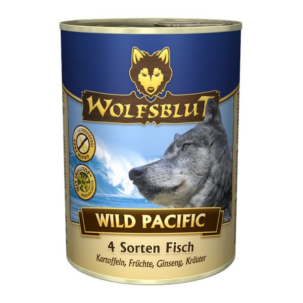 Wolfsblut Dog Wild Pacific - ryby i ziemniaki puszka 395g