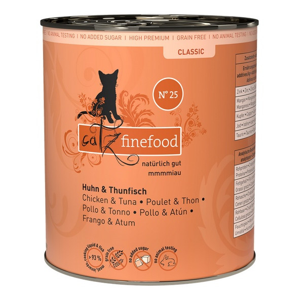 Catz Finefood Classic N.25 Kurczak i Tuńczyk puszka 800g