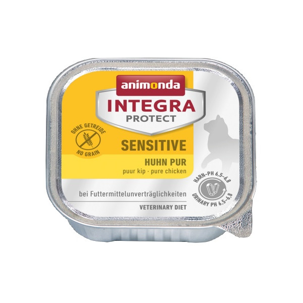 Animonda Integra Protect Sensitive dla kota - z kurczakiem tacka 100g