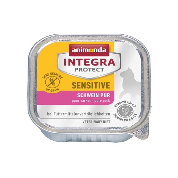 Animonda Integra Protect Sensitive dla kota - z wieprzowiną tacka 100g