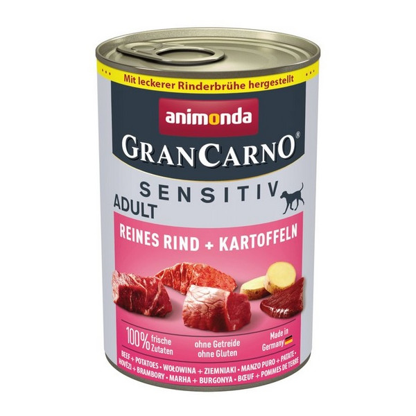 Animonda GranCarno Sensitiv Wołowina + ziemniaki puszka 400g