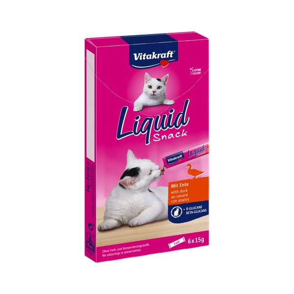 Vitakraft Cat Liquid-Snack z Kaczką 6x15g [23520]