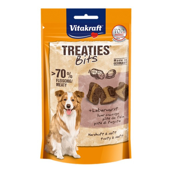 Vitakraft Dog Treaties Bits - Smaczne Kawałki - wątroba 120g [2328807]