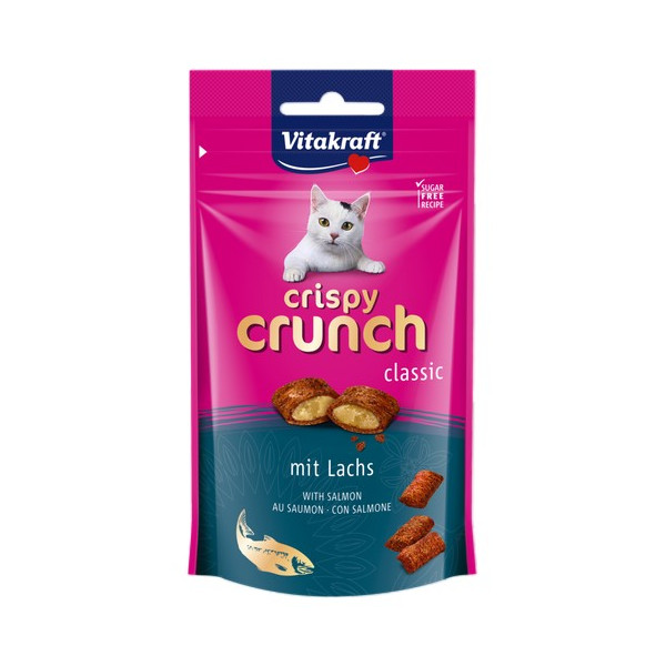 Vitakraft Cat Crispy Crunch łosoś 60g [2428815]