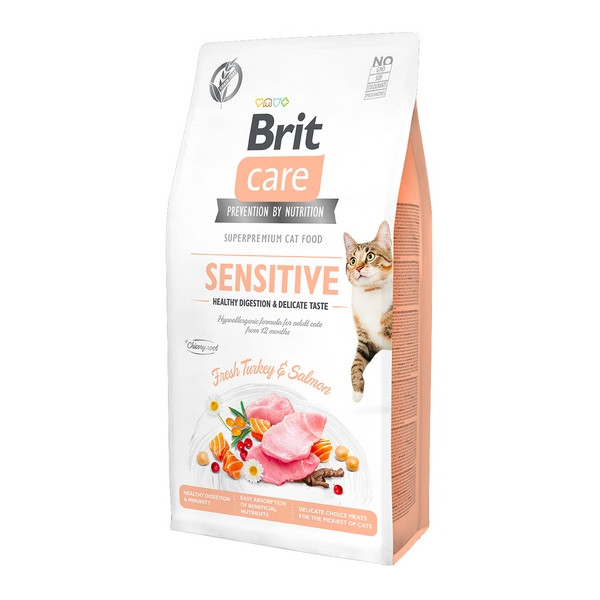 Brit Care Cat Grain Free Sensitive Healthy Digestion & Delicate Taste 7kg