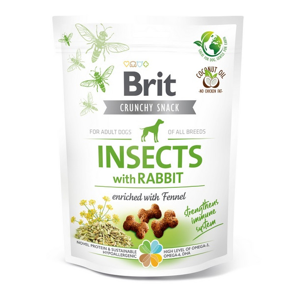 Brit Care Dog Crunchy Cracker Insect & Rabbit 200g