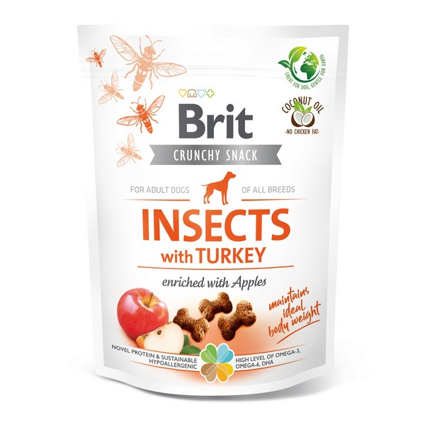 Brit Care Dog Crunchy Cracker Insect & Turkey 200g