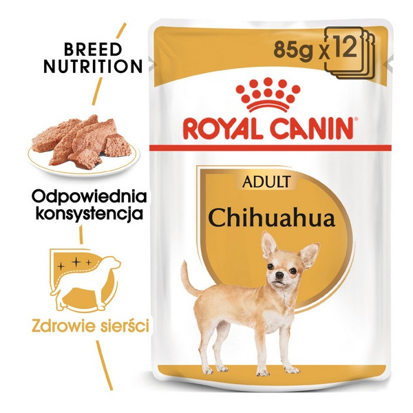 Royal Canin Chihuahua Adult karma mokra - pasztet, dla psów dorosłych rasy chihuahua saszetka 85g