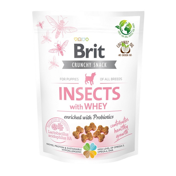 Brit Care Dog Crunchy Cracker Puppy Insect & Whey 200g