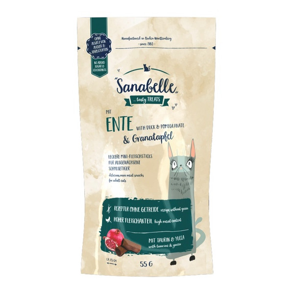 Sanabelle Snack Kaczka & Granat 55g