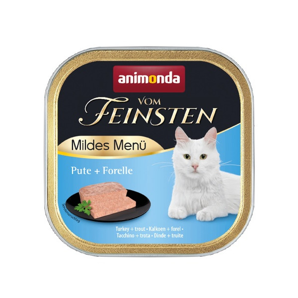 Animonda vom Feinsten Mildes Menu z Indykiem i Pstrągiem tacka 100g