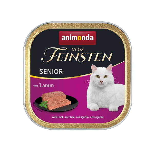 Animonda vom Feinsten Cat Senior z Jagnieciną tacka 100g