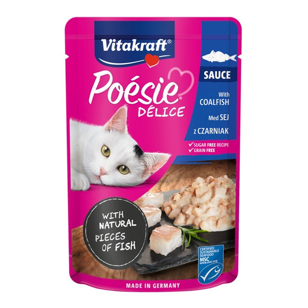 Vitakraft Poesie Deli Sauce czarniak saszetka 85g