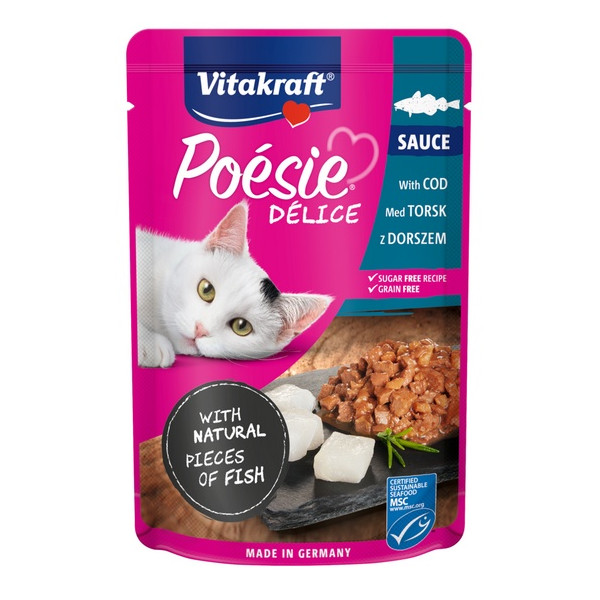 Vitakraft Poesie Deli Sauce dorsz saszetka 85g