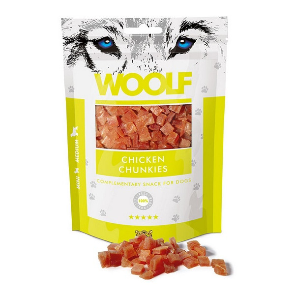 Woolf Soft Chicken Chunkies 100g