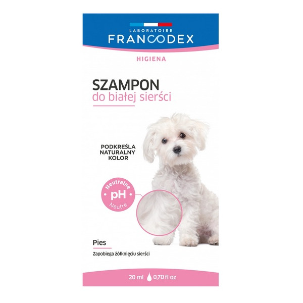 Francodex Szampon do białej sierści saszetka 20ml