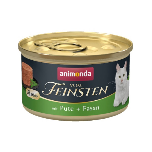 Animonda vom Feinsten Cat Adult Mus Indyk + Bażant puszka 85g