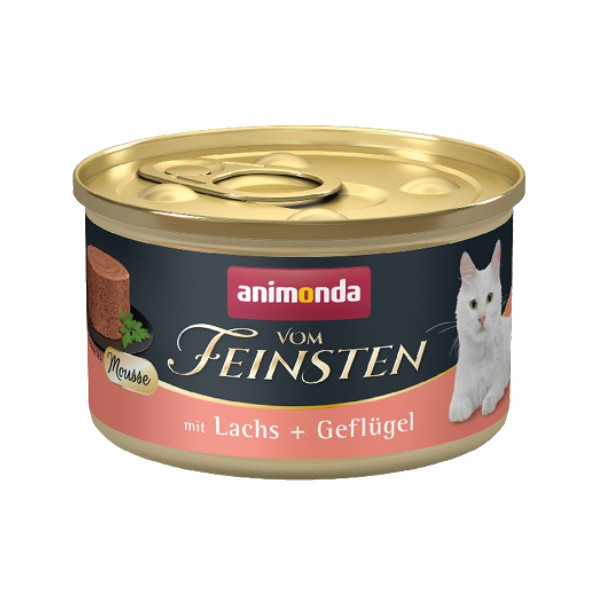 Animonda vom Feinsten Cat Adult Mus Łosoś + Drób puszka 85g