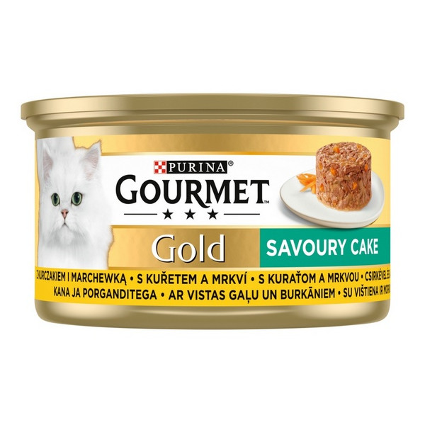 Gourmet Gold Savoury Cake z Kurczakiem i marchewką 85g