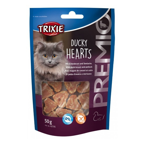 Trixie Premio Ducky Hearts - kacze serca 50g [42705]