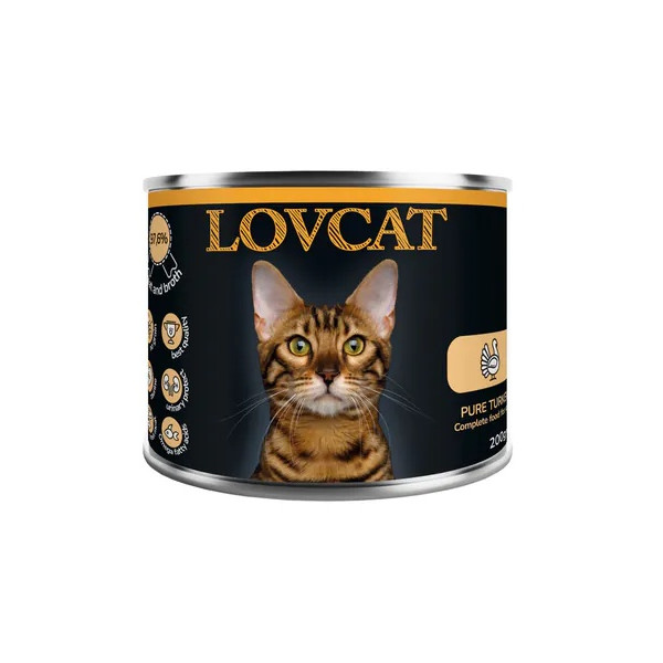 Lovcat Pure Turkey puszka 200g