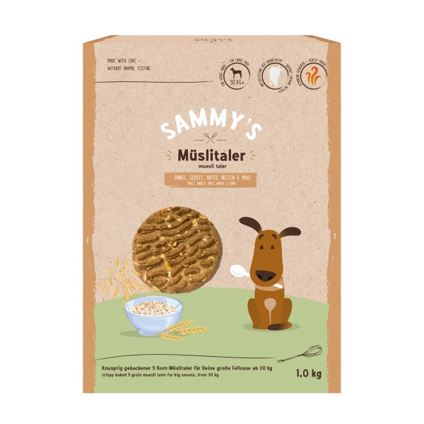 Sammy's Muesli Taler Ciasteczka 1kg