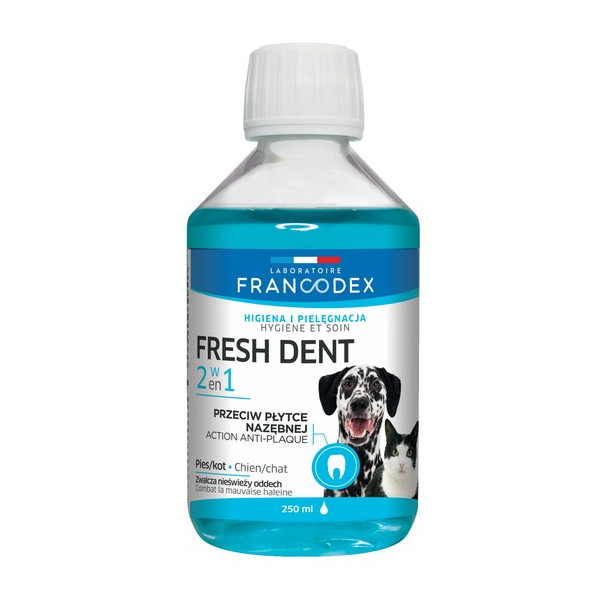 Francodex Fresh Dent płyn do higieny jamy ustnej 250ml [FR179120]