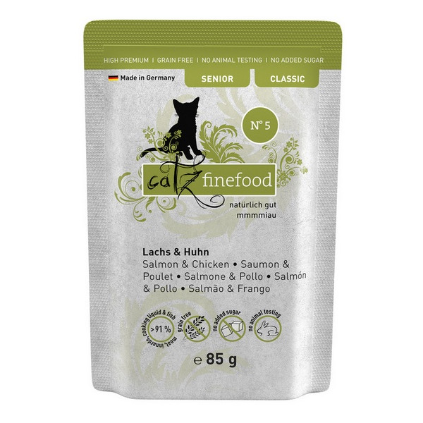 Catz Finefood Classic Senior N.05 Łosoś i kurczak saszetka 85g