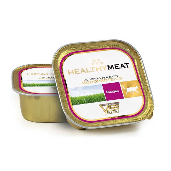 Healthy Meat Kot Mono Przepiórka tacka 90g