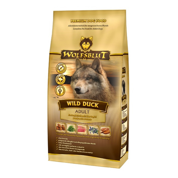 Wolfsblut Dog Wild Duck - kaczka i ziemniaki 12,5kg